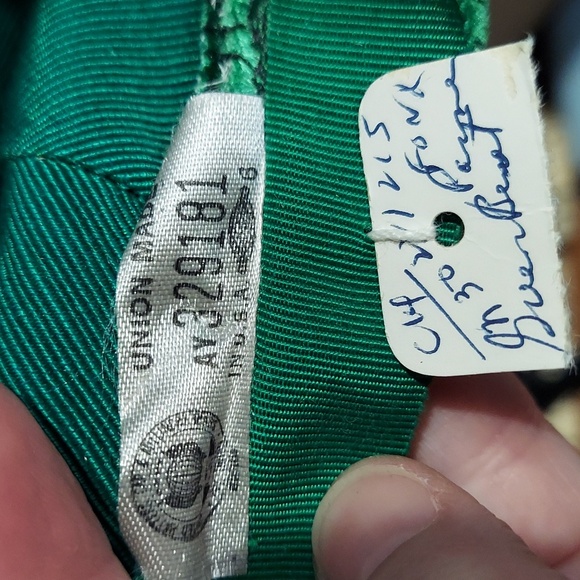 Emerald Green Tam hat vintage USA Made - Picture 9 of 9